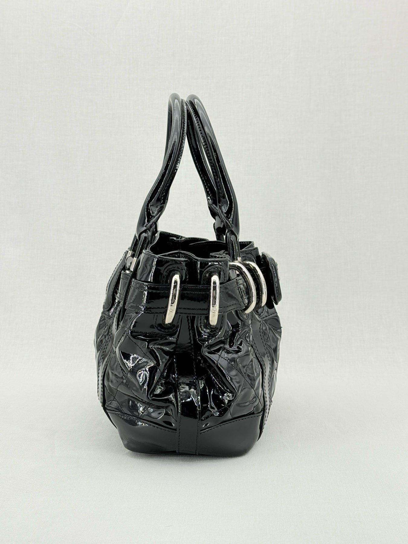 BURBERRY Beaton Black Quilted Tote Bag