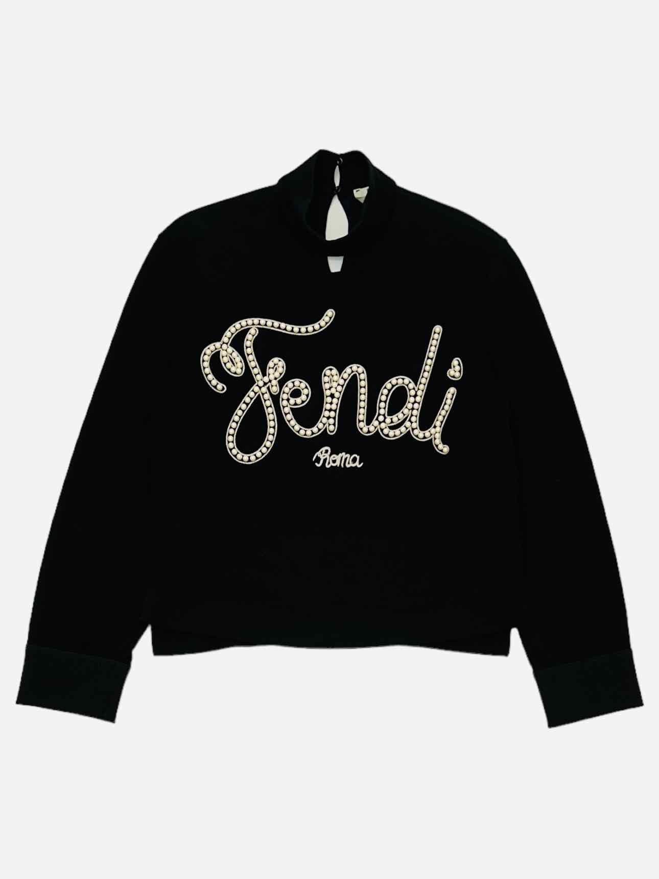 FENDI Black Size US 6 Sweatshirt