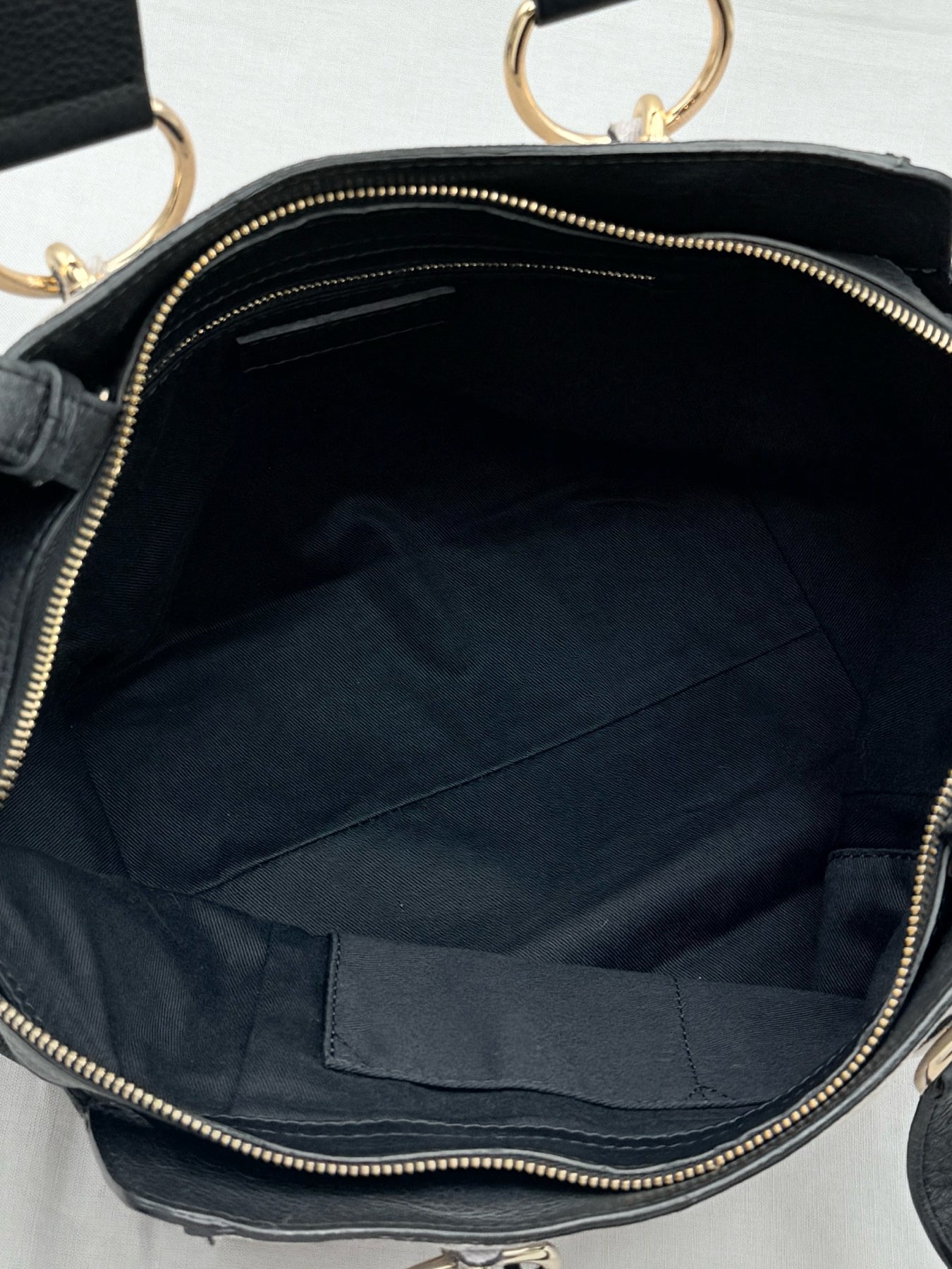 SEE BY CHLOE Paige Grey & Black Shoulder Bag