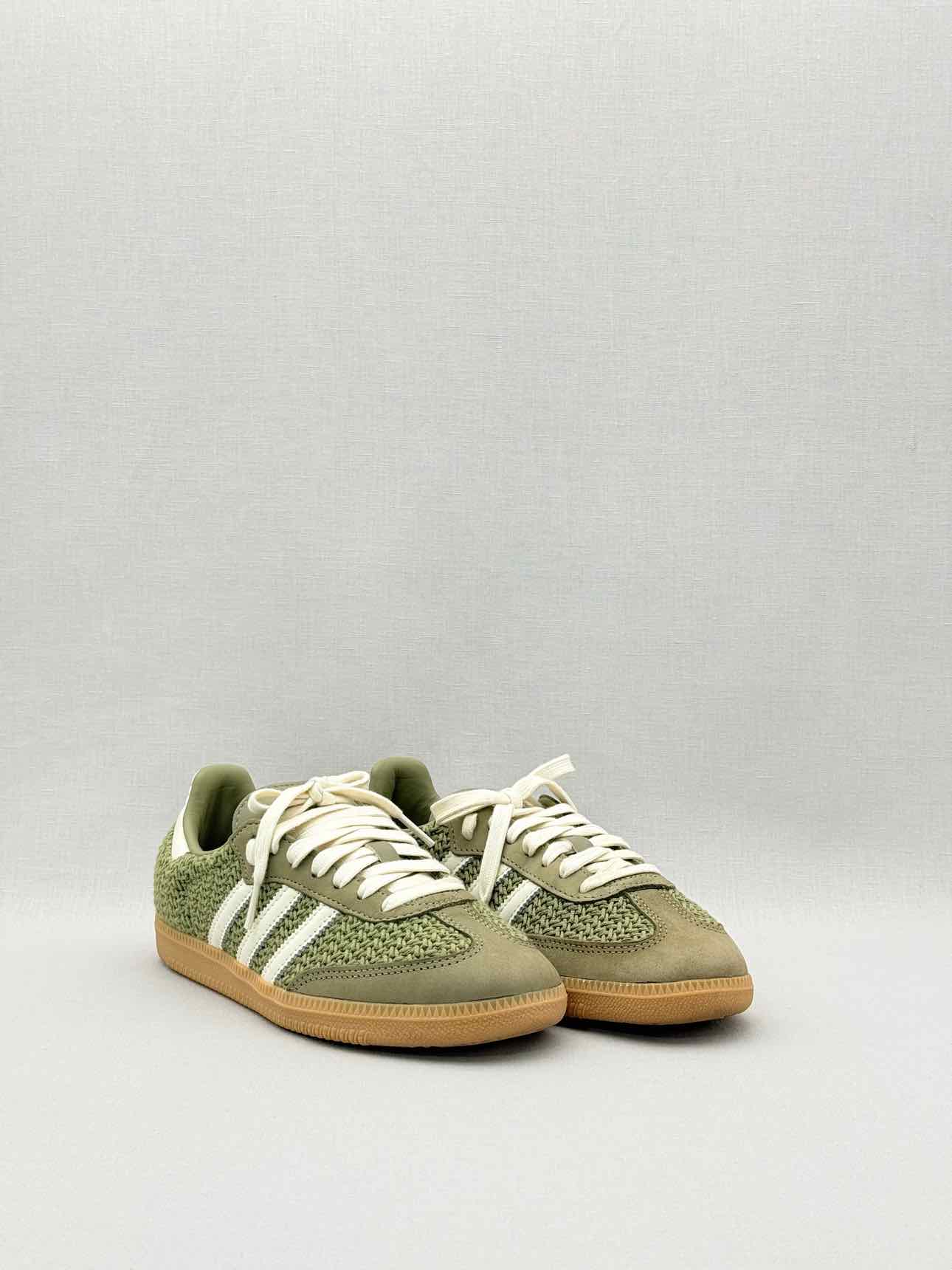 ADIDAS Samba OG Knit Green Size EU 38 Sneakers