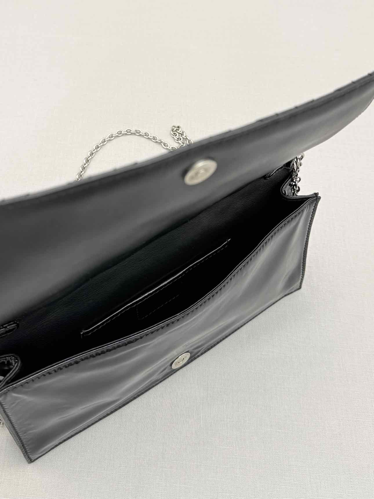 CHRISTIAN DIOR Lady Dior WOC Black Cannage Shoulder Bag