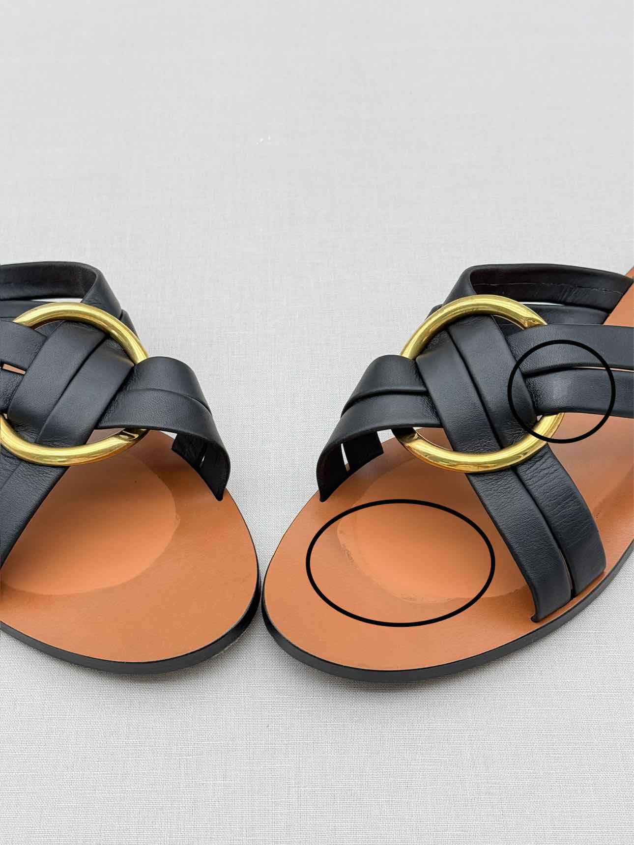 CHLOE Rony Black Size EU 40 Sandals