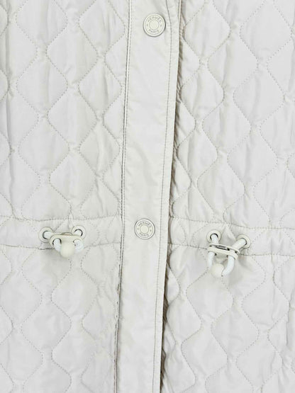 HERMES Off-white Quilted Size US 2 Jacket