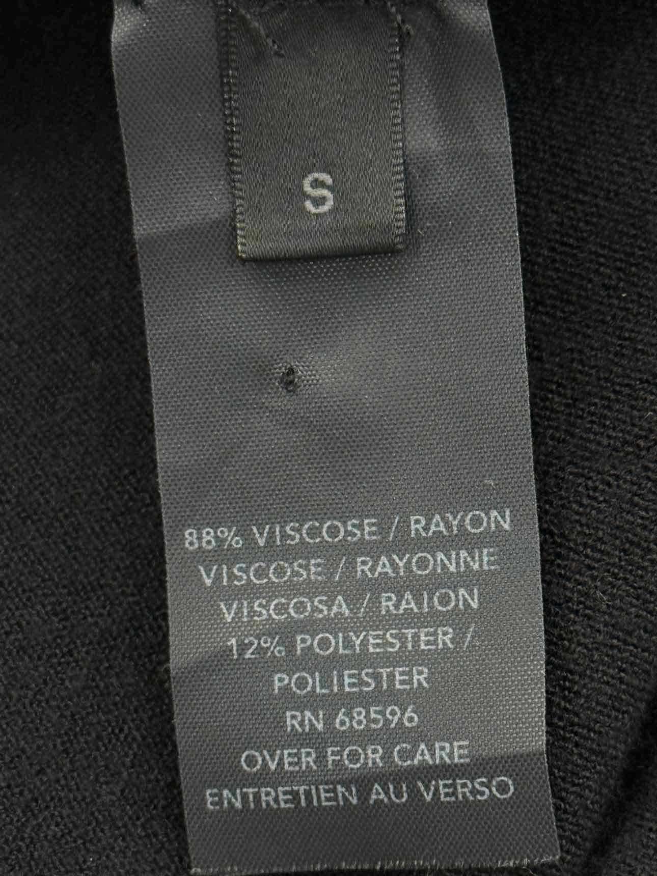 DONNA KARAN Black Size Small Midi Dress