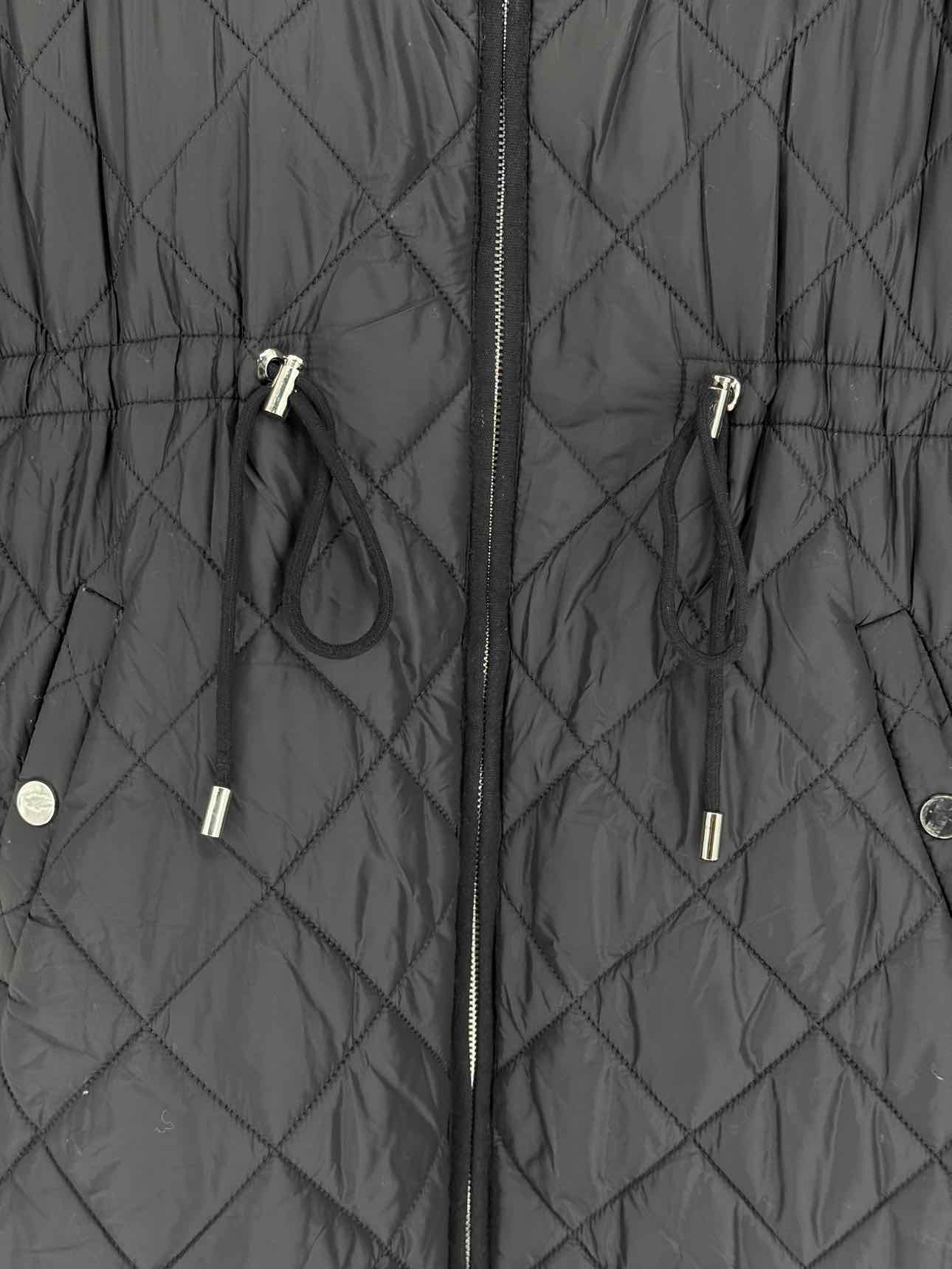 MAJE Black Quilted Size XSmall Coat