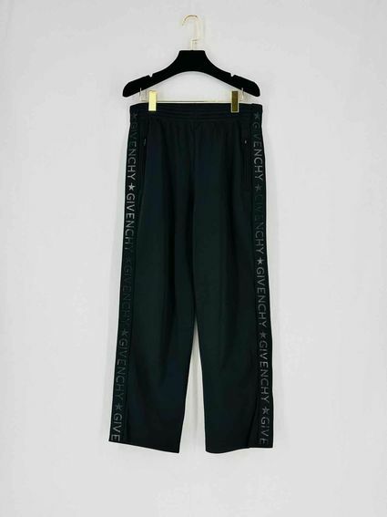 GIVENCHY Jogger Black Logo Size US 6 Pants