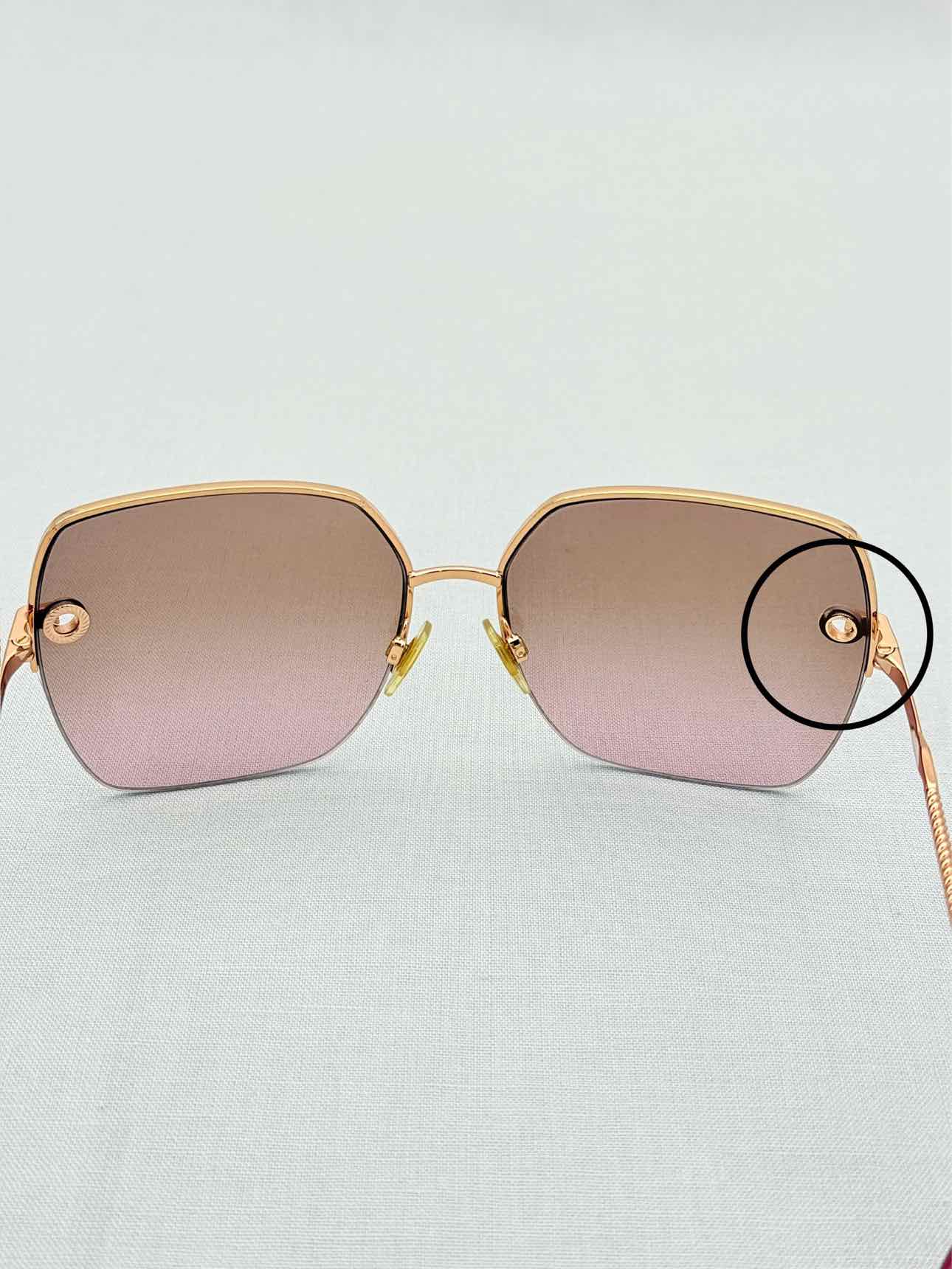 DOLCE & GABBANA Gold Tone Sunglasses