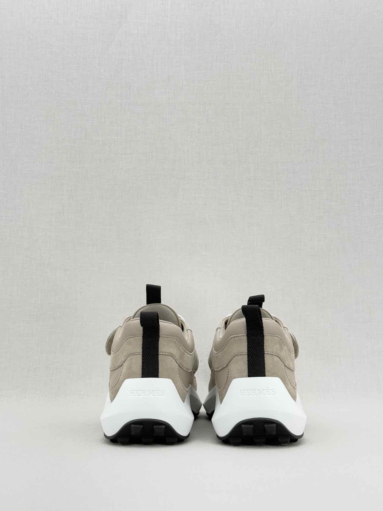 HERMES Loop Grey & Black Size EU 36 Sneakers