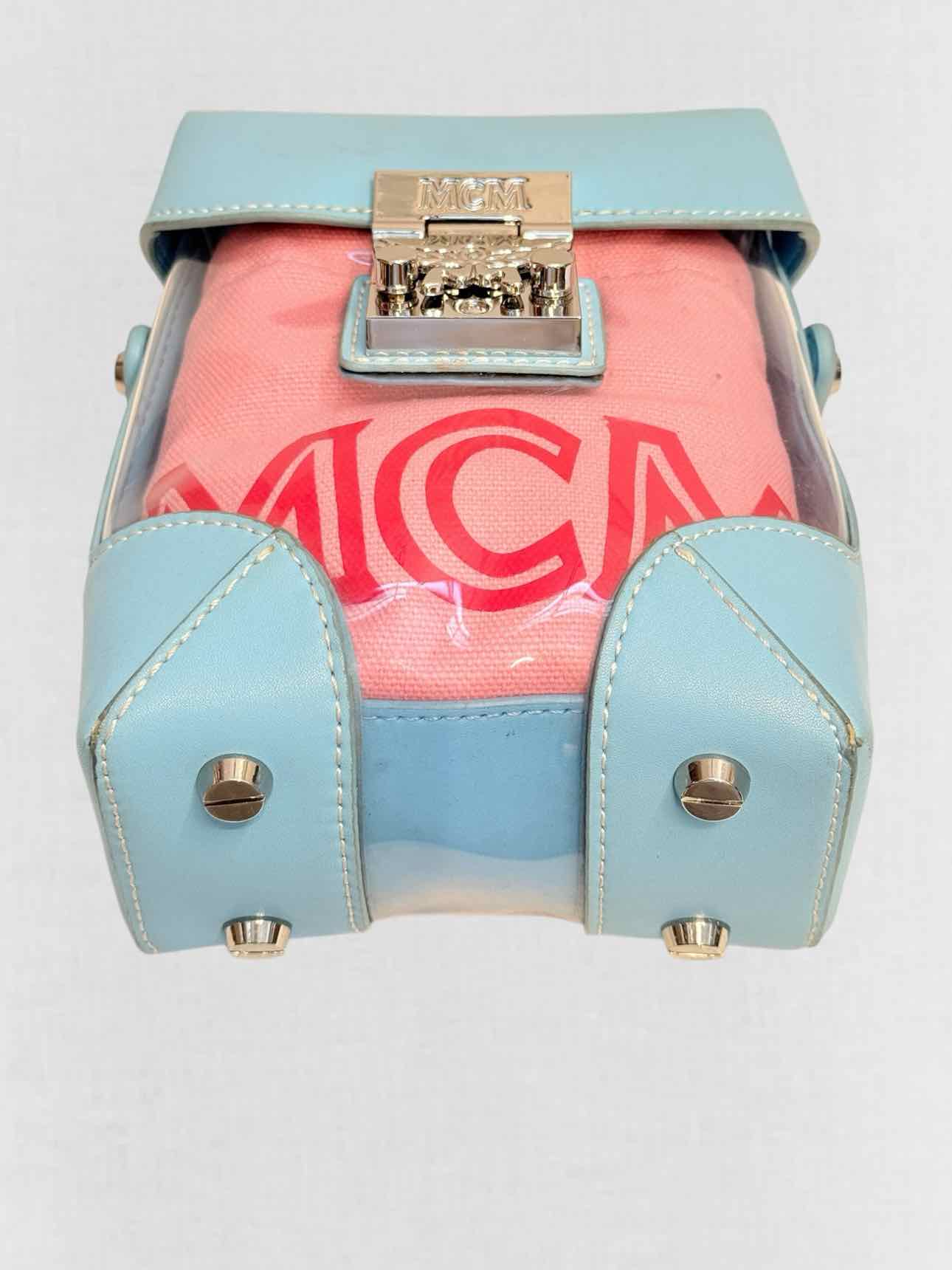 MCM Berlin Blue & Pink Crossbody