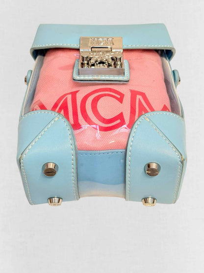 MCM Berlin Blue & Pink Crossbody