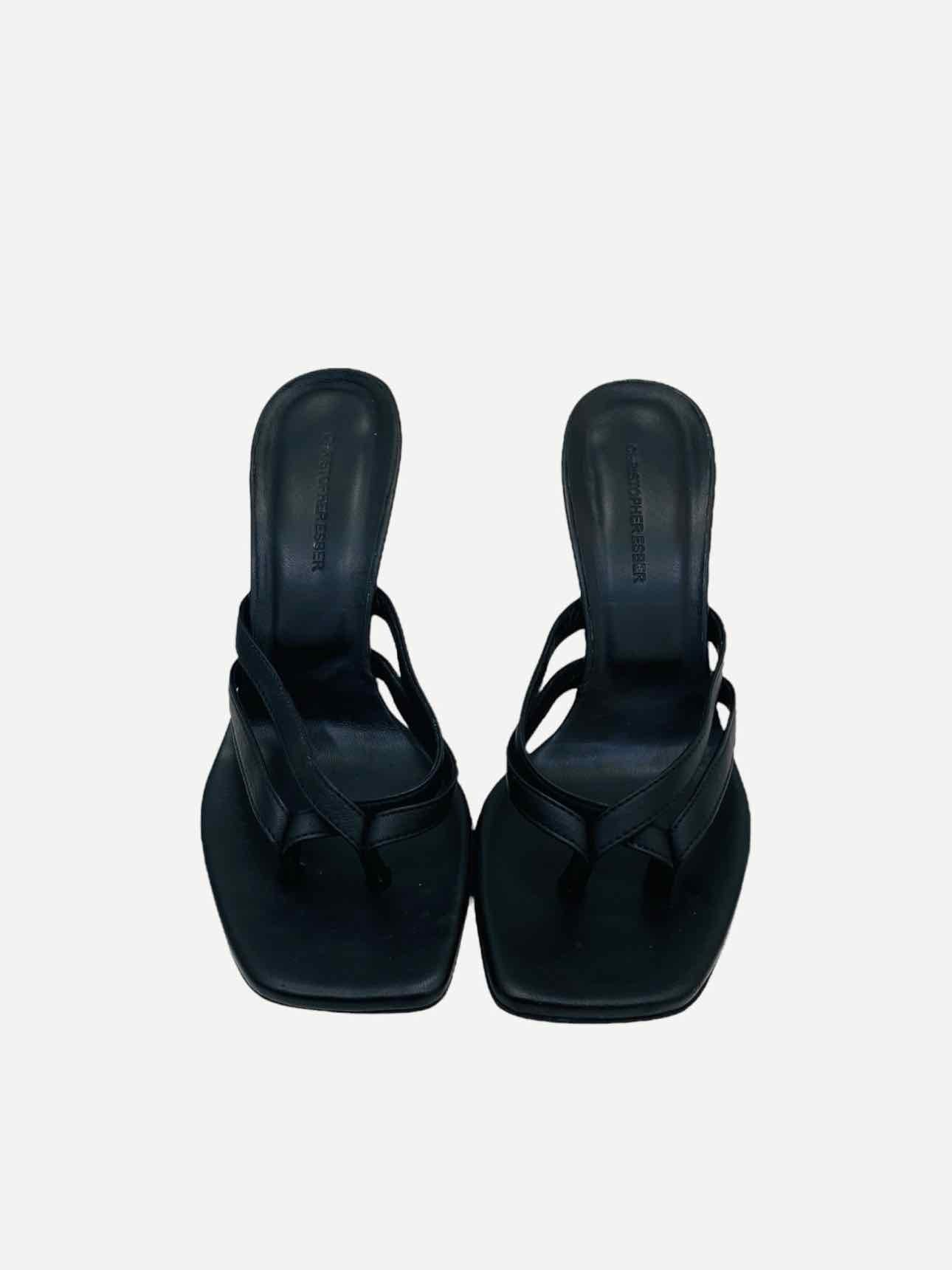 CHRISTOPHER ESBER Black Size EU 39 Heeled Sandals