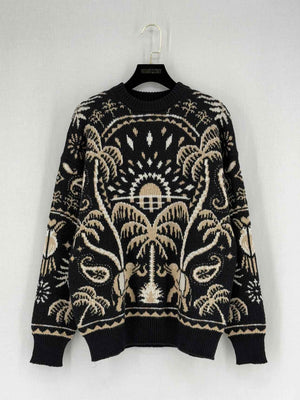 ALANUI Lush Nature Black Multicolor Size XSmall Sweater