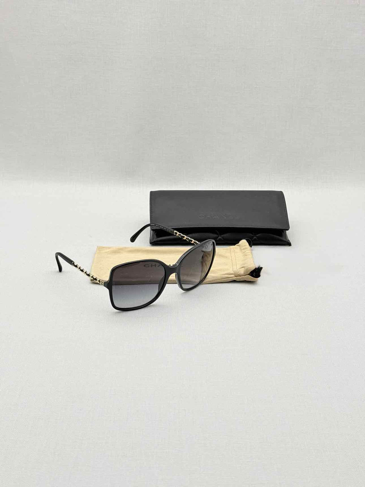 CHANEL Black Sunglasses
