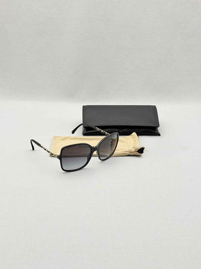 CHANEL Black Sunglasses