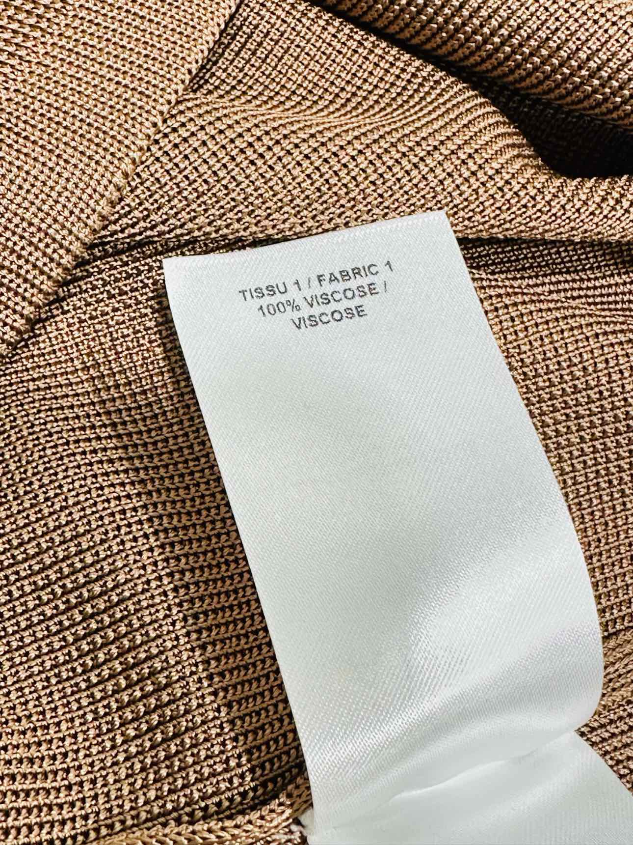 ALAIA Knitted Beige Size Small 2 PC Top