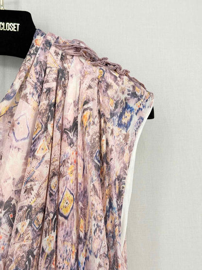 IRO Pink Multicolor Floral Print Size US 2 Short Dress