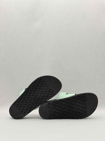 HERMES Chypre Mint Green Size EU 38 Sandals