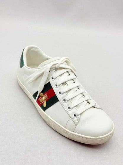 GUCCI Ace Bee White Multicolor Size EU 36 Sneakers
