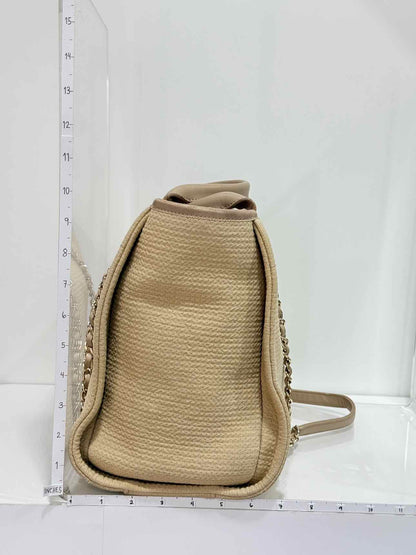 CHANEL Deauville Beige Tote Bag