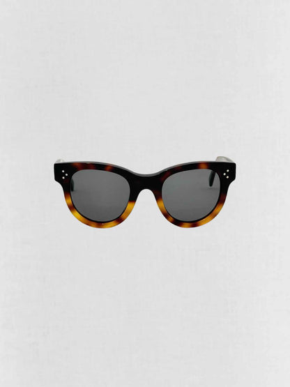CELINE Tortoiseshell 3 Dots Sunglasses