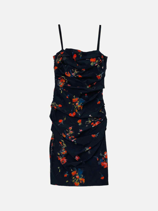 DOLCE & GABBANA Bodycon Floral Knee Length Dress