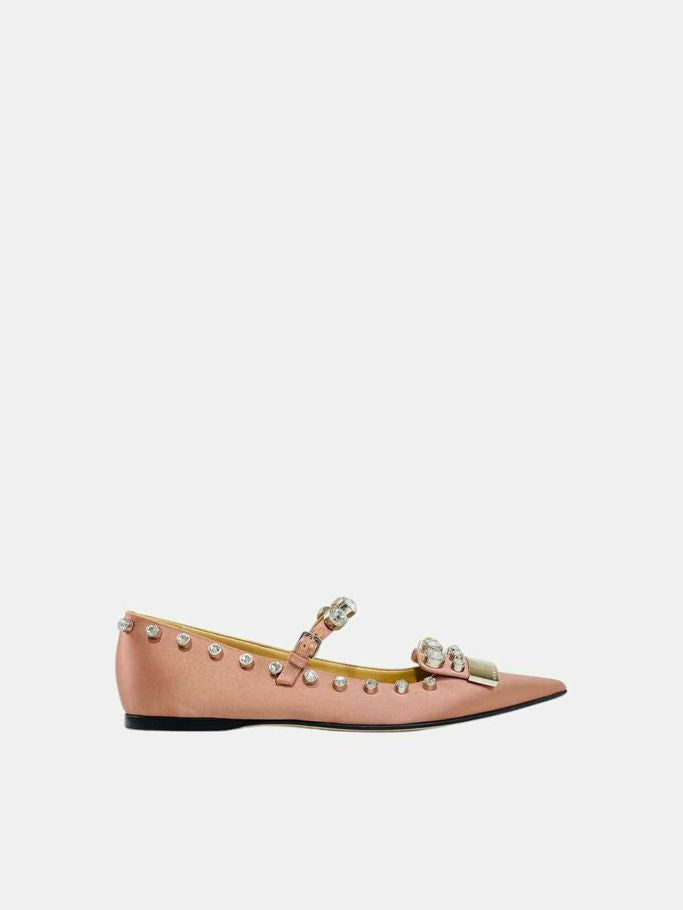 SERGIO ROSSI Seasonless SV Pink Size EU 40 Flats