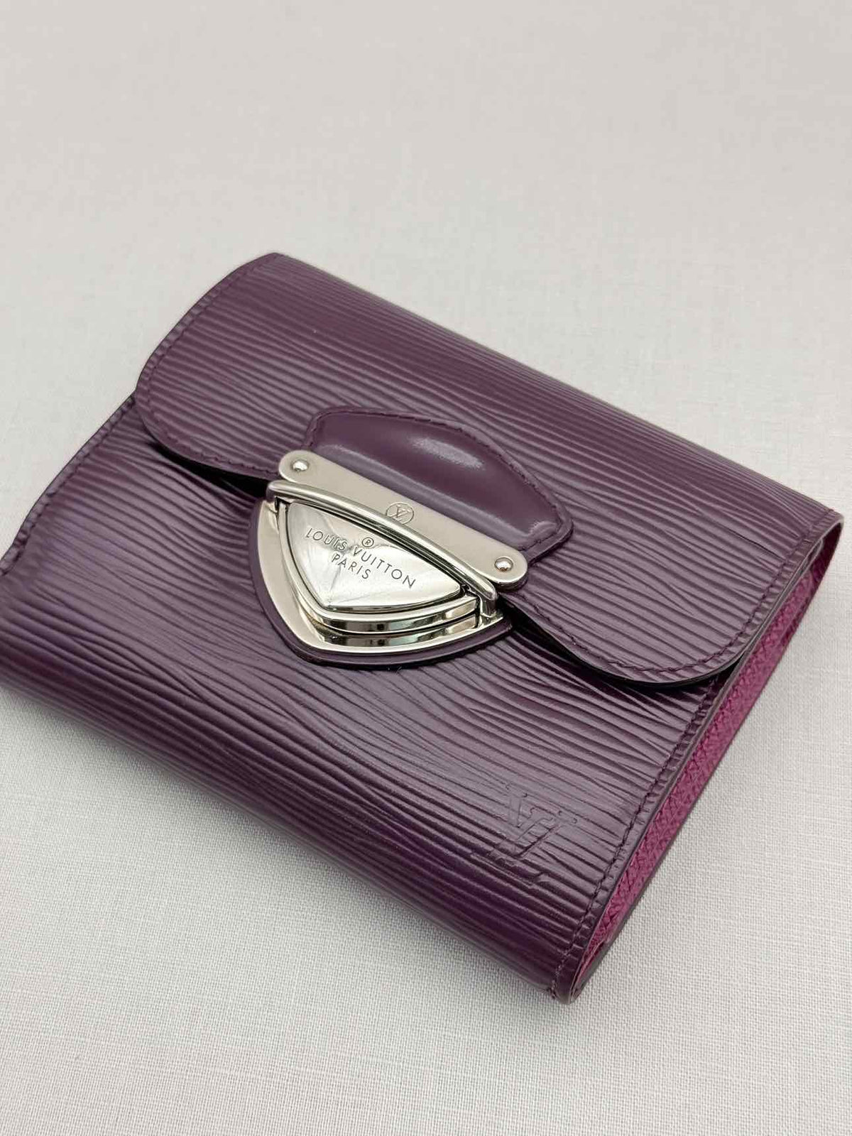 LOUIS VUITTON Purple Compact Wallet
