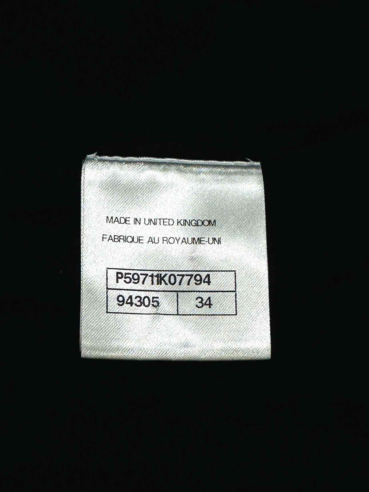 CHANEL Scalloped Black Size US 2 Jumper