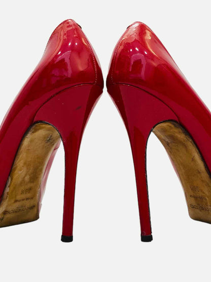 JIMMY CHOO Crown Red Pumps