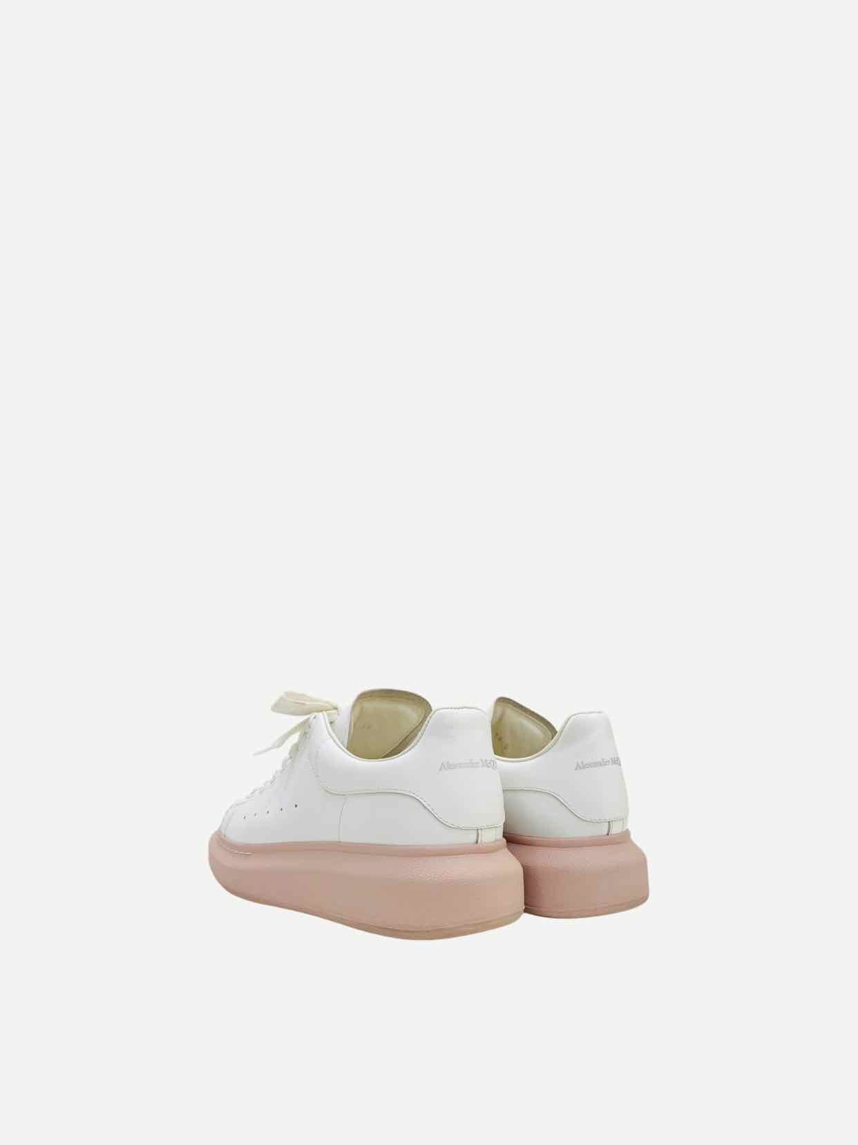 ALEXANDER MCQUEEN Chunky White w/ Pink Sneakers