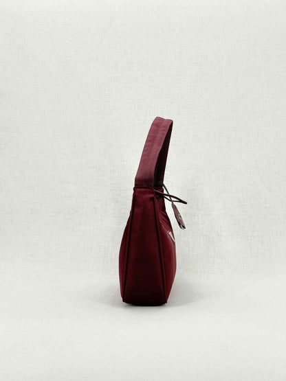 PRADA Re-Edition 2000 Burgundy Shoulder Bag