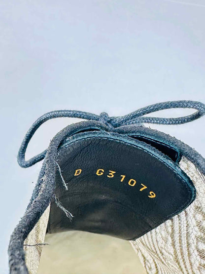 CHANEL Lace Up Black Mesh Size EU 40.5 Booties