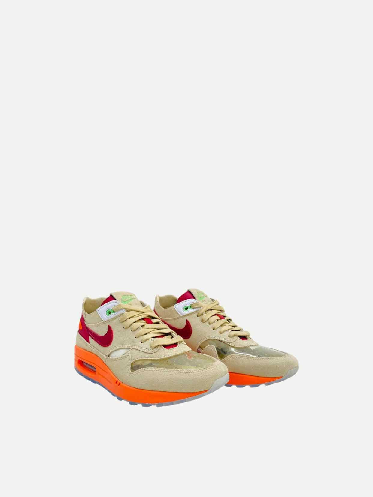 NIKE Beige Multi-Color Size EU 42.5 Sneakers