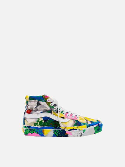 KENZO Sk8-Hi Multicolor Floral Print Sneakers