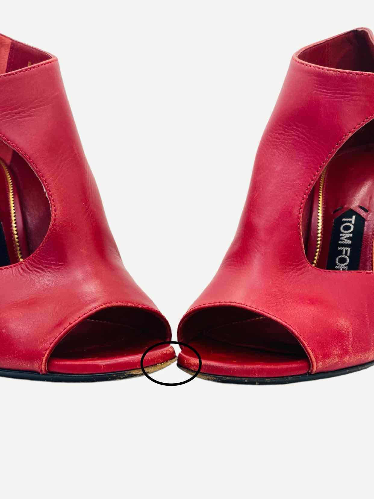 TOM FORD Locket Red Heeled Sandals