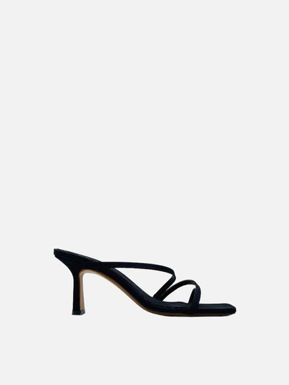 NEOUS Strappy Black Mules 39