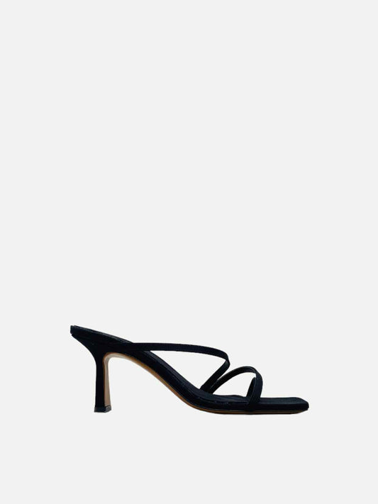 NEOUS Strappy Black Mules