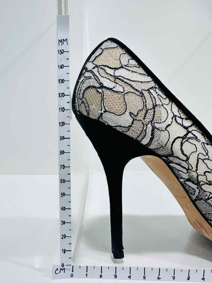 DIOR Cream & Black Lace Size EU 39.5 Pumps