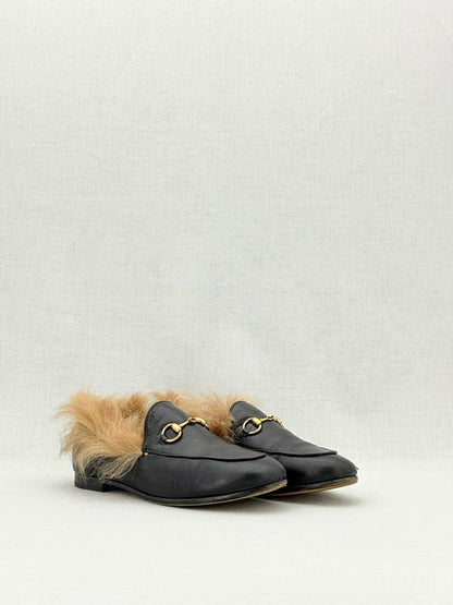 GUCCI Princetown Black Size EU 35 Flats