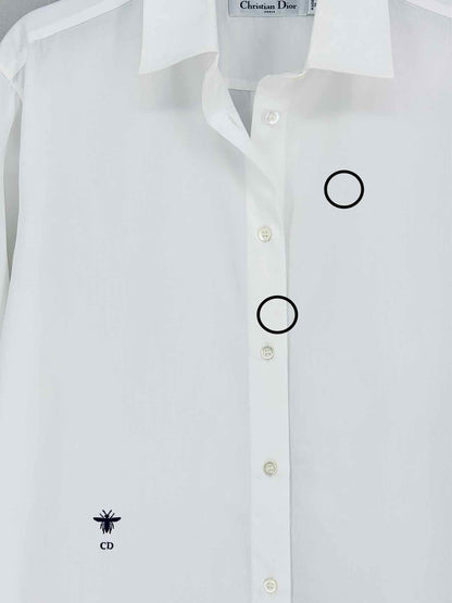 CHRISTIAN DIOR White Size US 6 Shirt