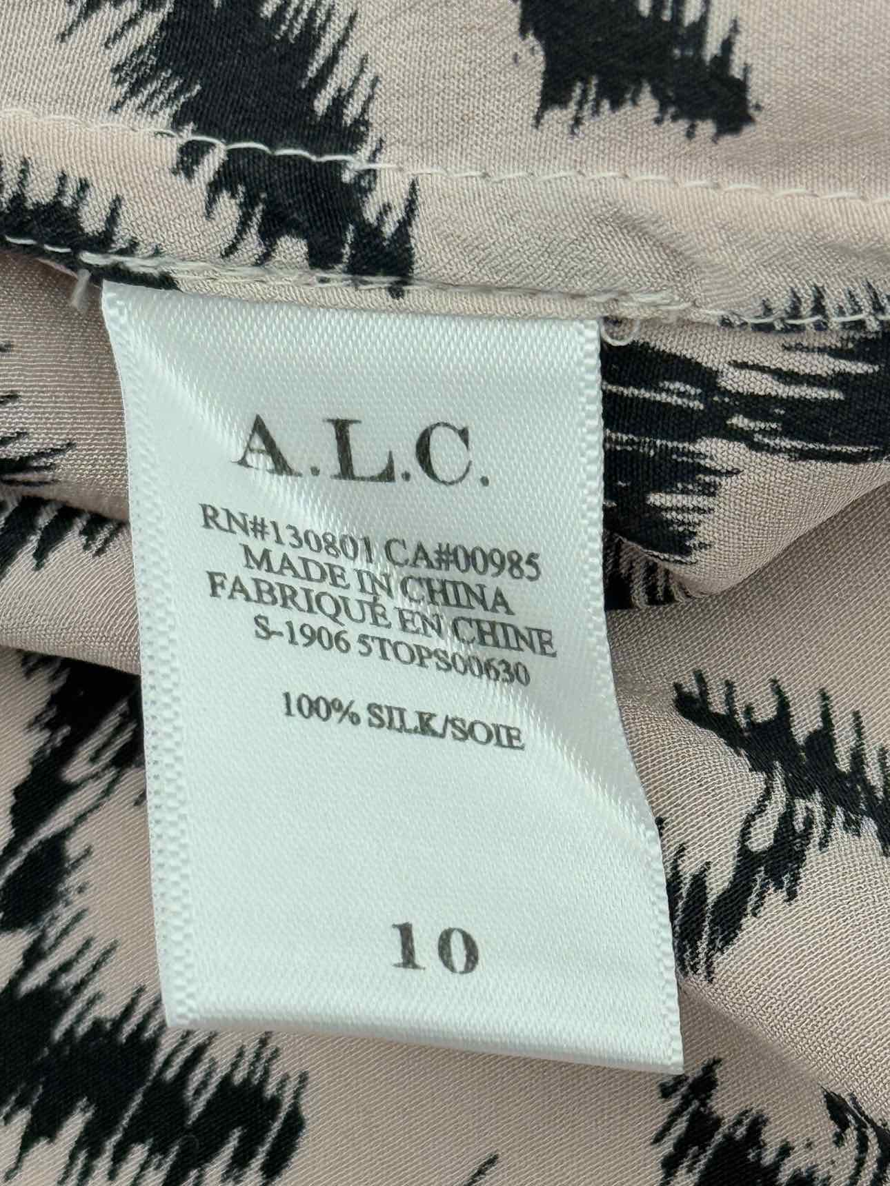 A.L.C. Pink & Black Size US 6 Top