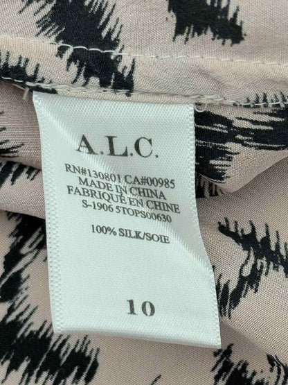A.L.C. Pink & Black Size US 6 Top
