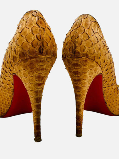 CHRISTIAN LOUBOUTIN Very Prive Brown Size EU 38 Pumps