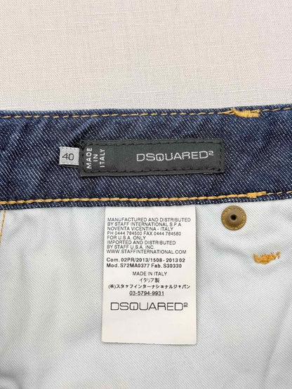 DSQUARED2 Dark Blue Size US 4 Mini Skirt