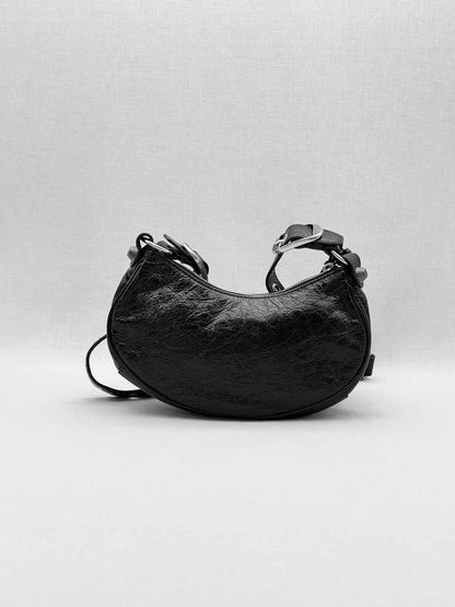 BALENCIAGA Le Cagole Black Shoulder Bag