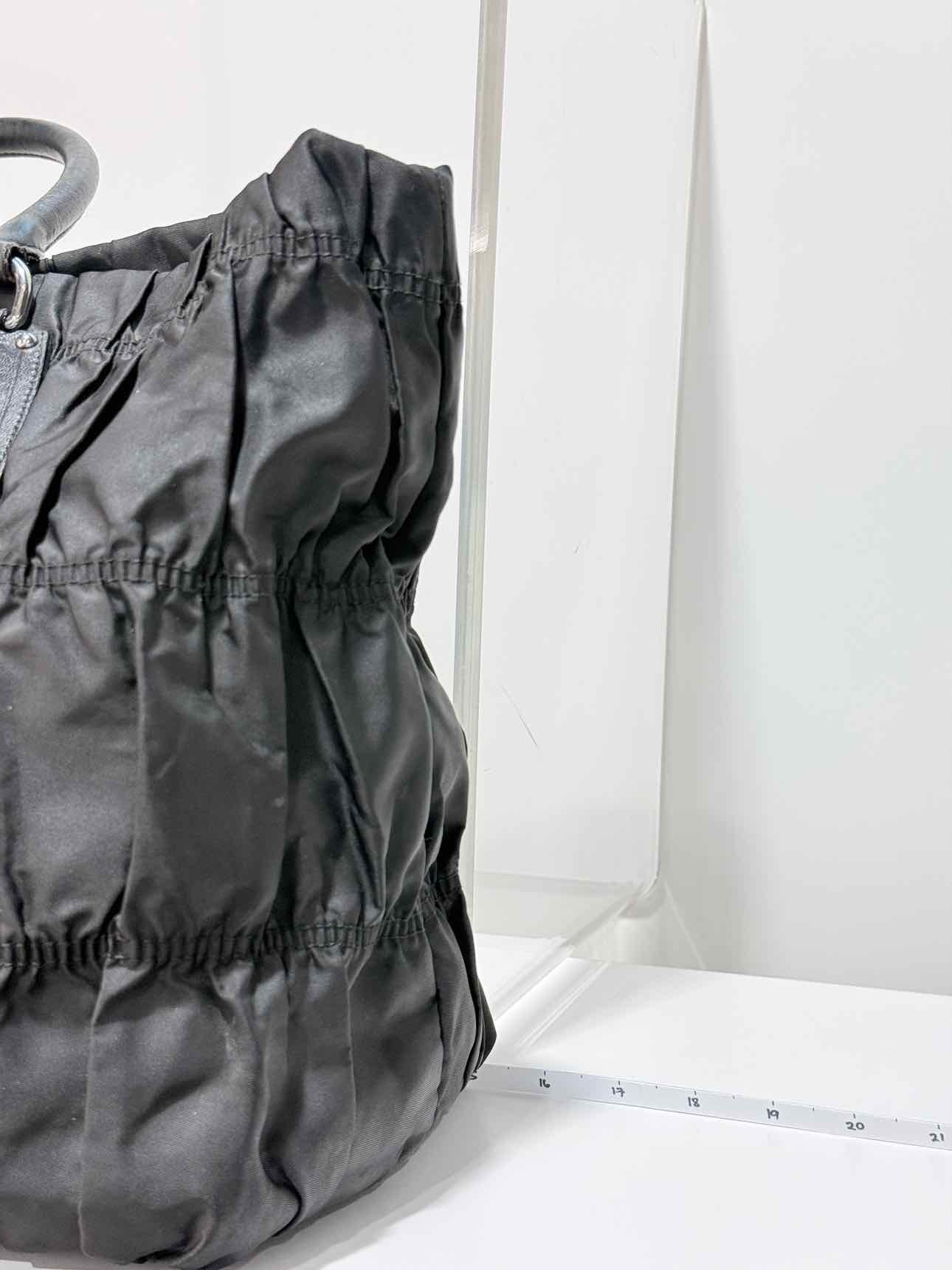 PRADA Tessuto Black Tote Bag