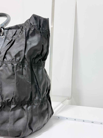 PRADA Tessuto Black Tote Bag