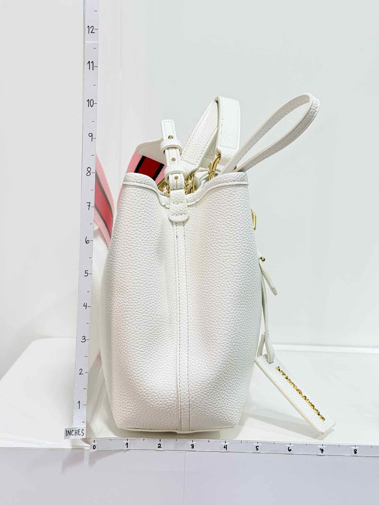 EMPORIO ARMANI Logo-tag White Tote Bag