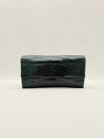 NANCY GONZALEZ Green Clutch