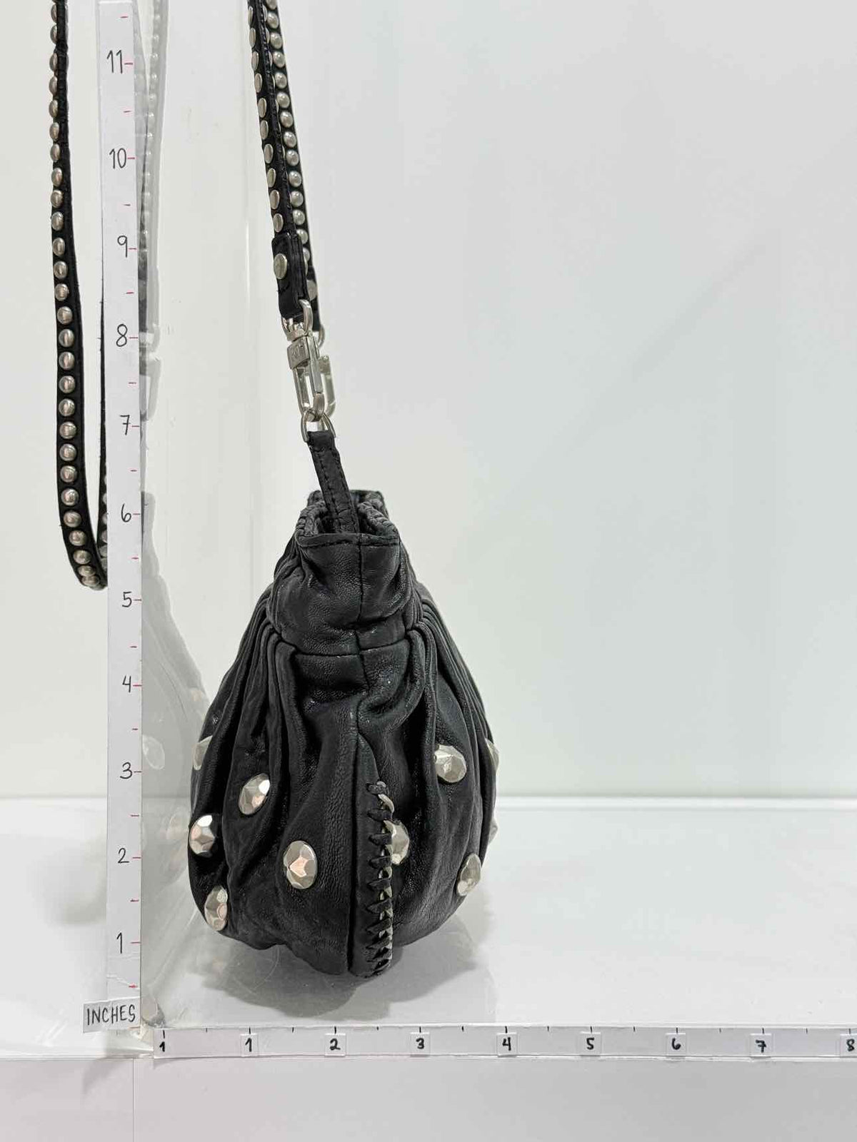 DIANE VON FURSTENBERG Belle Black Clutch